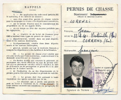 Permis De Chasse Départemental - Timbres Fiscaux "Permis Départemental" 1973, 1974 Et 1975 - Perception De Carces - Brieven En Documenten