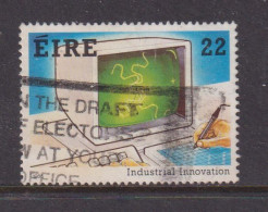 IRELAND  -  1985  Visual Display Unit  22p  Used As Scan - Used Stamps