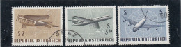 Autriche - Année 1968 - Obl. - PA - N°YT 63 à 65 - Expo Aérophilathélique Intern "Ifawien" - Usati