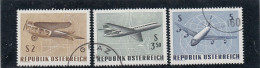 Autriche - Année 1968 - Obl. - PA - N°YT 63 à 65 - Expo Aérophilathélique Intern "Ifawien" - Usados