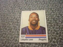 Lafayette Lever Denver Nuggets NBA '89 Panini VHTF Spanish Edition Basketball Sticker #137 - 1980-1989