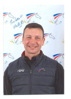 EQUITATION - Thibaut VALETTE  - Signature...Autographe Véritable - Sportspeople