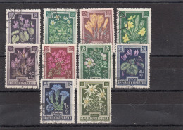 Autriche - Année 1948 - Obl. - N°YT 722 à 731 - Emis Au Profit Des Oeuvres Antituberculeuses - Used Stamps