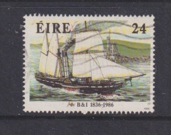 IRELAND -  1986  Paddlesteamer  24p  Used As Scan - Used Stamps