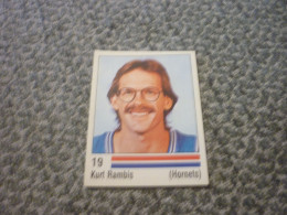 Kurt Rambis Charlotte Hornets NBA '89 Panini VHTF Spanish Edition Basketball Sticker #19 - 1980-1989