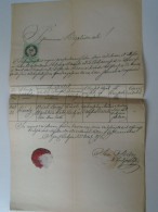 ZA466.8   Old Document  - Slovakia   Zár  Zsdjár, Ždiar  1876 - Bachleda - Nacimiento & Bautizo