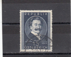 Autriche - Année 1948 - Obl. - N°YT 769 - Johann Strauss, Fils - Usados