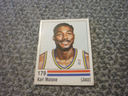 Karl Malone Utah Jazz NBA '89 Panini VHTF Spanish Edition Basketball Sticker #179 - 1980-1989