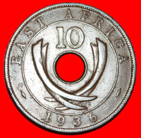 * GREAT BRITAIN: EAST AFRICA  10 CENTS 1936KN! EDWARD VIII · LOW START · NO RESERVE! - Colonia Britannica