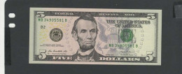 USA - Billet 5 Dollar 2013 NEUF/UNC P.539 § MB - Federal Reserve Notes (1928-...)