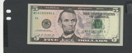 USA - Billet 5 Dollar 2013 NEUF/UNC P.539 § MD - Federal Reserve (1928-...)