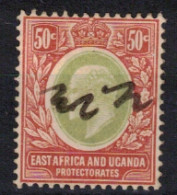AFRIQUE ORIENTALE BRITANNIQUE + OUGANDA      1907    N°  131   Oblitération  Plume - British East Africa