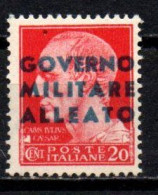 1943 - Italia - Occupazione Militare Alleata - Napoli NA1 Soprastampati  ------- - Ocu. Anglo-Americana: Napoles