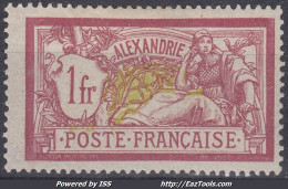 TIMBRE ALEXANDRIE MERSON 1F N° 31 NEUF * GOMME AVEC CHARNIERE - Unused Stamps