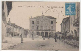 TARN ET GARONNE MONTPEZAT PLACE DE L HOTEL DE VILLE - Montpezat De Quercy