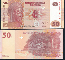 CONGO P97c 50 FRANCS 2013 #KE/Q G&D Currency Technology UNC. - République Démocratique Du Congo & Zaïre