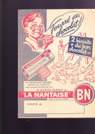 VIEUX PAPIER - PROTÈGE CAHIER -BN - LA  NANTAISE - RECTO VERSO - - Chocolat