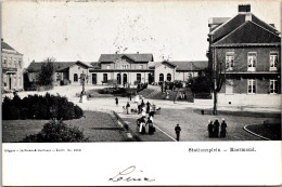 #3715 - Roermond, Stationsplein Met Volk (LB) - Roermond