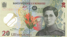 ROMANIA NLP = B293a 20 LEI 2021 Signature ISARESCU/NITU Issued 1.12.2021  UNC. - Roumanie