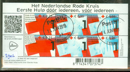 NEDERLAND * NVPH 2902 * RED CROSS * BLOK * BLOC * BLOCK * NETHERLANDS * POSTFRIS GESTEMPELD * C.W. Euro 13,50 - Gebruikt