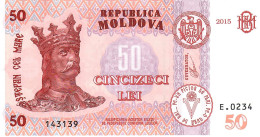 MOLDOVA P24b 50 LEI 2015 Signature 3 (ARMASU)  UNC. - Moldavie