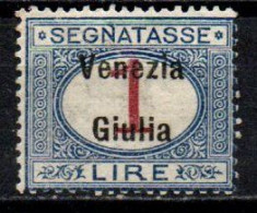 1918 - Italia - Occupazione Venezia Giulia S 7 Segnatasse Soprastampati  ------- - Venezia Giuliana