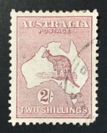 1916 - Australia - Kangaroo And Map 2/ - Used - Gebruikt