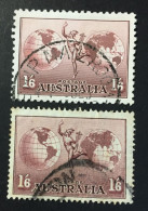 1934 /37 - Australia - Air Post Hermes And Globes - Used - Gebraucht