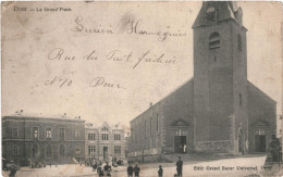 CPA Carte Postale   Belgique Dour La Grand Place 1906 VM73216ok - Dour