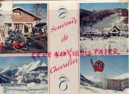 05- SERRE CHEVALIER - LE SNACK BAR ET LA TERRASSE DE L' ARAVET- CHANTEMERLE LA GARE  TELEFERIQUE-ARRIVEE A SERRE RATIER - Serre Chevalier