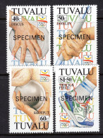 Tuvalu 1992 Olympic Games, Barcelona - SPECIMEN - Set MNH (SG 647-650) - Tuvalu