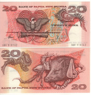 PAPUA NEW GUINEA   20 Kina  P10b  (1996)  "Bird If Paradise +  Boar, Conches At Back"      UNC - Papouasie-Nouvelle-Guinée