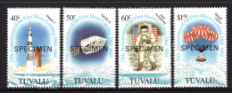 Tuvalu 1994 25th Anniversary Of First Moon Landing - SPECIMEN - Set MNH (SG 716-719) - Tuvalu