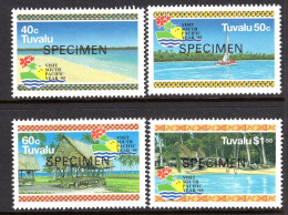 Tuvalu 1995 Visit South Pacific Year - SPECIMEN - Set MNH (SG 732-735) - Tuvalu