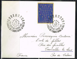 EUR L100 - LUXEMBOURG N° 633 Droits De L'Homme Sur Lettre Obl. 1er Jour - Covers & Documents