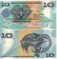 PAPUA NEW GUINEA   10 Kina  P17  (  1998 25th Anniversary Of Bank Of Papua New Guinea   )    UNC - Papouasie-Nouvelle-Guinée