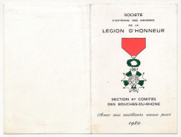 Calendrier 1980 - Société D'Entraide Des Membres De La Légion D'Honneur - Section Des Bouches Du Rhône - Formato Piccolo : 1971-80