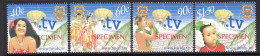 Tuvalu 2001 Inauguration Of .tv Internet Service Provider - SPECIMEN - Set MNH (SG 1005-1008) - Tuvalu