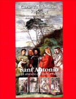 VATICANO - 2013 - Nuovo - Carte Telefoniche Vaticane  - Bollettino Ufficiale N. 74 - Tiziano - Sant'Antonio - Cartas & Documentos