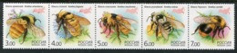 RUSSIA 2005 Bumblebees MNH / **.  Michel 1266-70 - Ongebruikt