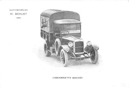 VENISSIEUX (Rhône) - Automobiles M. Berliet - Camionnette Bachée - Camion - Vénissieux