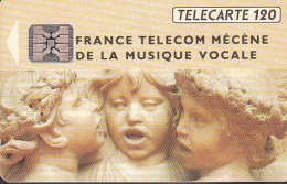 F292Aa - 10/1992 - MUSIQUE VOCALE - 50 SC5 ( Verso : N° Rouge) - 1992