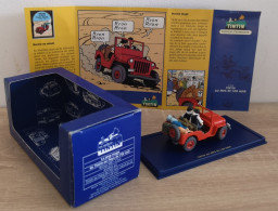 Tintin Au Pays De L'or Noir Jeep Rouge Willys MB CJ23 1940 Atlas 1:43 - Norev