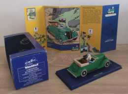 Tintin L'Oreille Cassée La Mitrailleuse Cabriolet Ford V8 1940 Atlas 1:43 - Norev