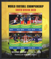Tuvalu Sheetlet 6v 2010 World Football Championship South Africa - Paraguay Vs Japan MNH - 2010 – Afrique Du Sud