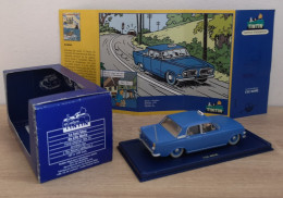 Tintin L'î�le Noire Taxi Bleu Ford Zephyr MK III 1960 Atlas 1:43 - Norev