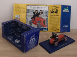 Tintin Les Cigares Du Pharaon Bolide Rouge Amilcar 1930 Atlas 1:43 - Norev