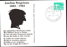 RDA - Entier Postal Privé / DDR - Ganzsachen Mi.Nr. PP 18 - C/013 SSt Wurzen 7-8-1983 - Privatpostkarten - Gebraucht