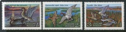 RUSSIA 1992 Wild Ducks I  MNH / **  Michel 254-56 - Nuevos