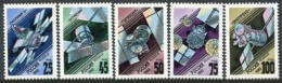 RUSSIA 1993 Communications Satellites MNH / **. .  Michel 301-05 - Unused Stamps